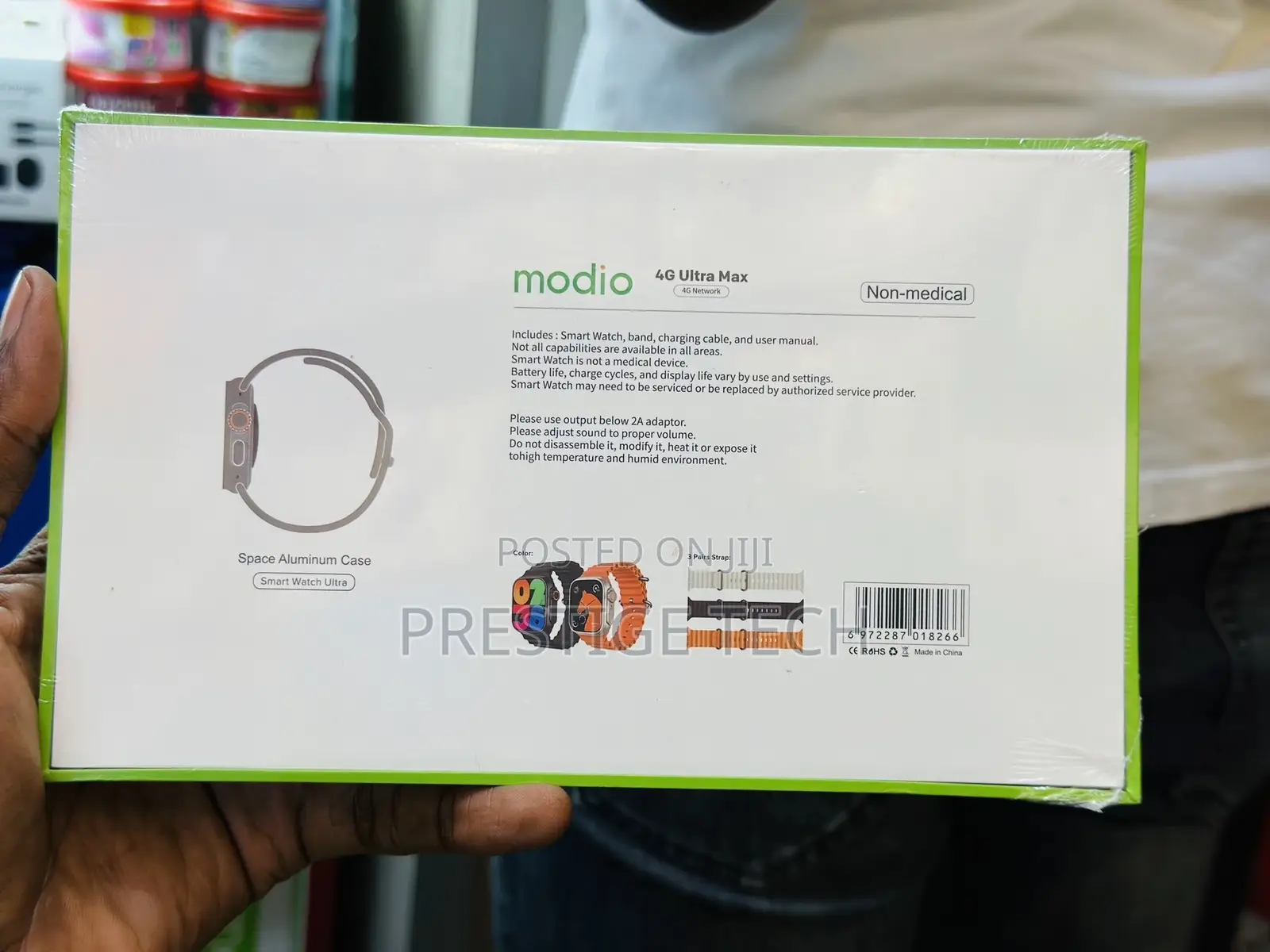 Modio 4G Ultra Max Smartwatch 64GB 4GB RAM With Sim Card