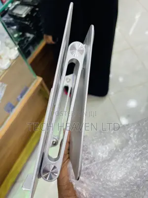 Metallic / Steel Laptop Stand - Sleek Elegant Design