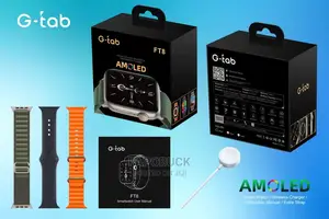 G-Tab FT8 Amoled Display Smart Watch