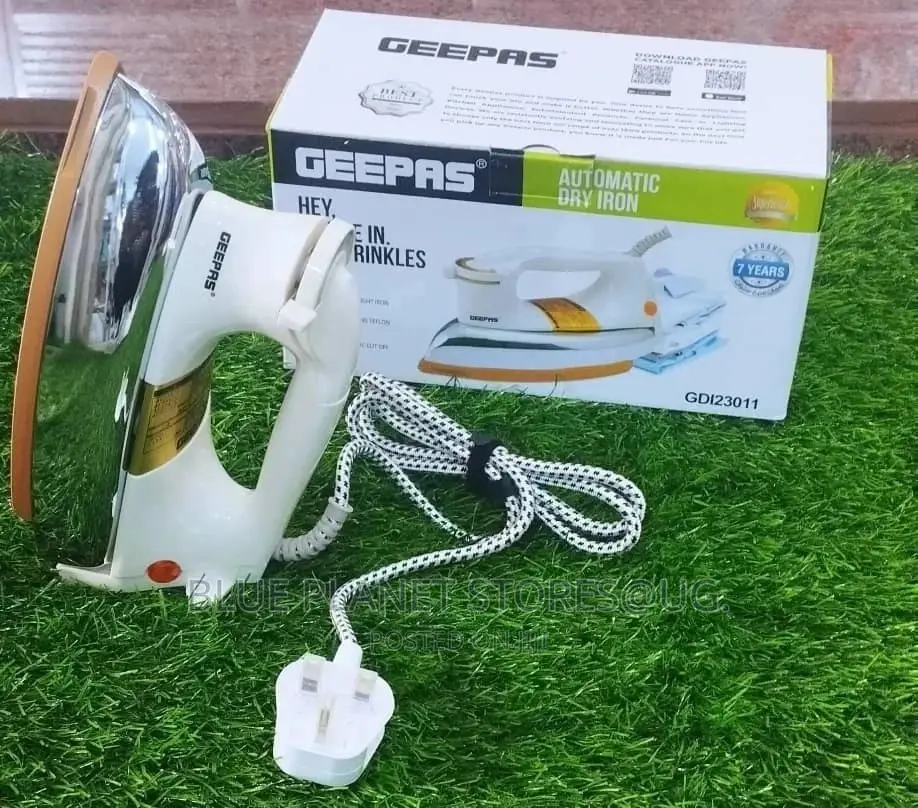 GEEPAS Heavy Duty Dry Irons \\ 1000 - 1200w \\ GD-123011