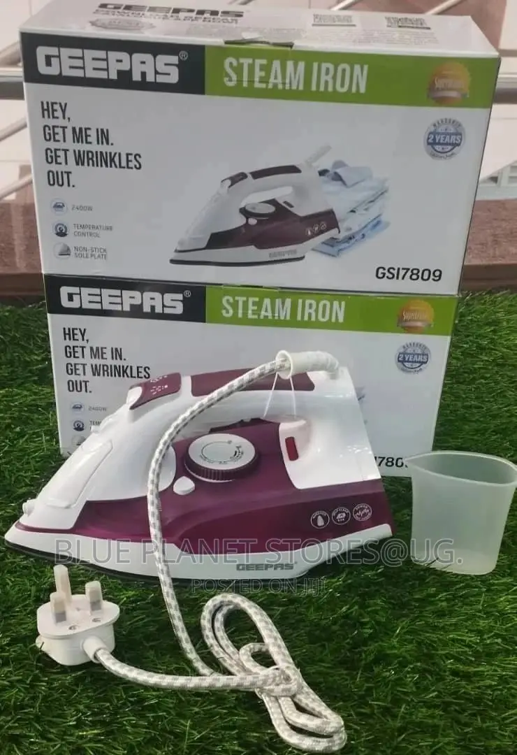 GEEPAS Electric Steam Flat Irons \\ 2000-2400w \\ GSI7809