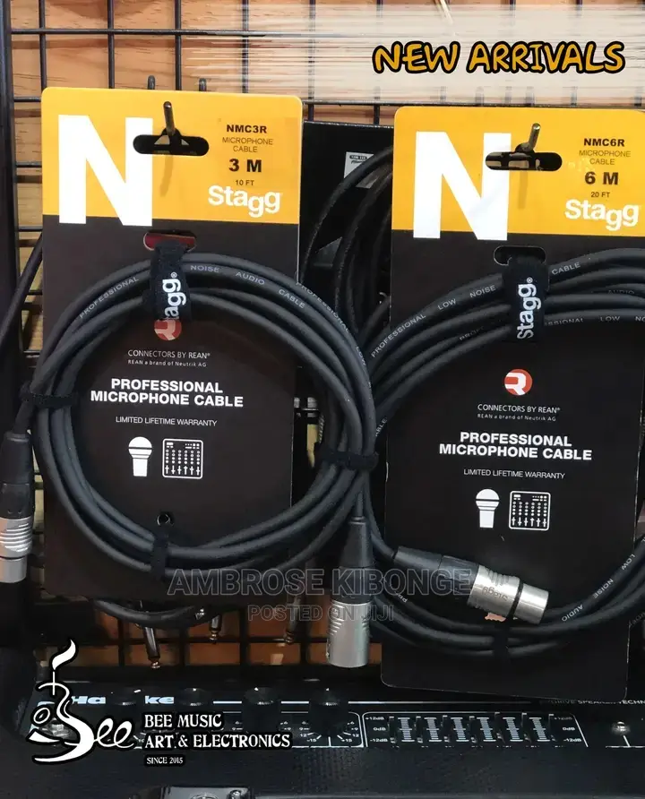 Standard Quality XLR Microphone Cables From 4mitres Plus+