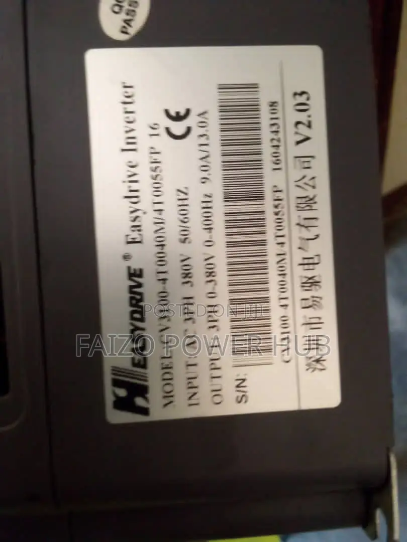 Ac Motor Drive VFD 0.75kw to 22kw Inverter 220v to 415v