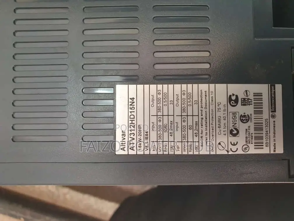 Ac Motor Drive VFD 0.75kw to 22kw Inverter 220v to 415v