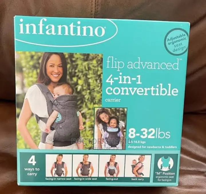 Inflationo 4 in 1 Convertible Baby Carrier