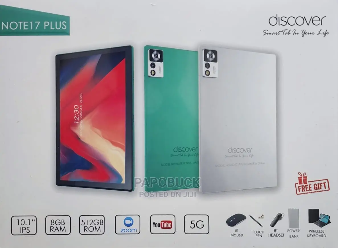 New Discover Note 17 Plus 512 GB Silver