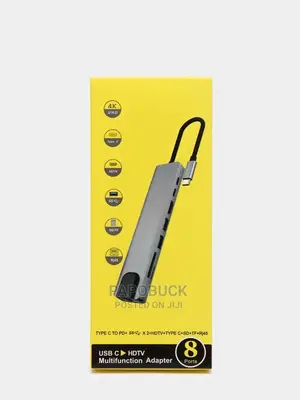 8 in 1 Multi-Port Usb Hub