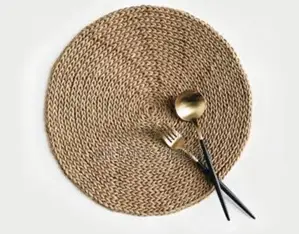 Natural Braided Wooven Round Placemats Table Mats