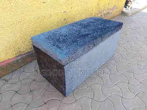 Big Lovely Grey Storage Puff