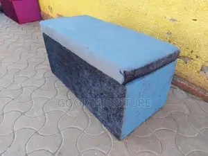 Big Lovely Grey Storage Puff