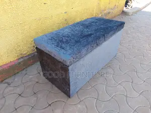 Big Lovely Grey Storage Puff