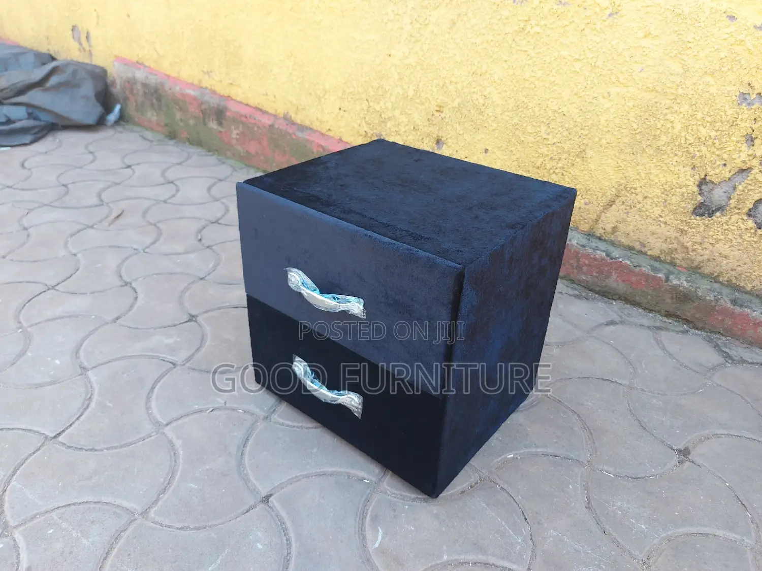 Stunning Black Bedside Drawer