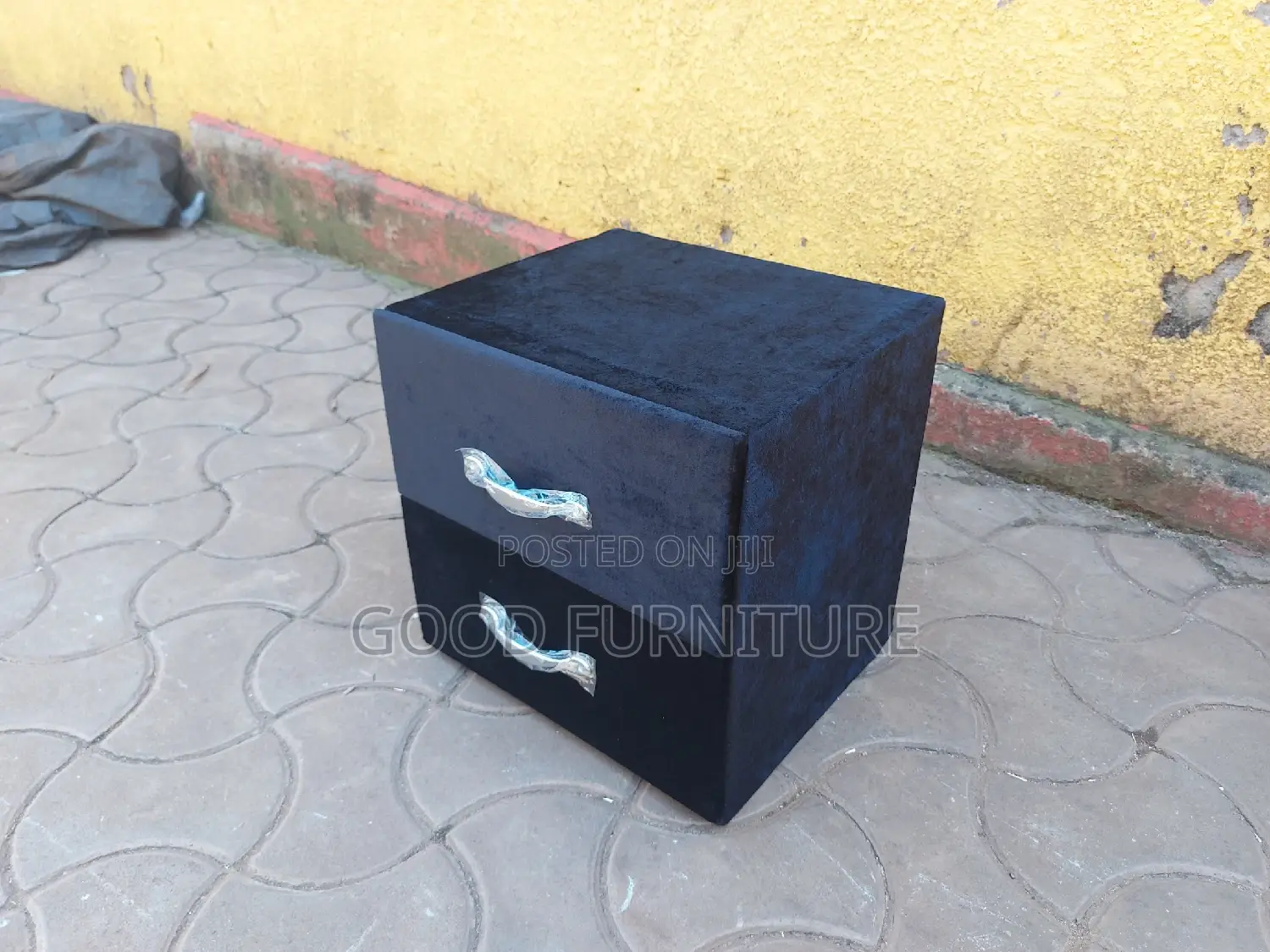 Stunning Black Bedside Drawer