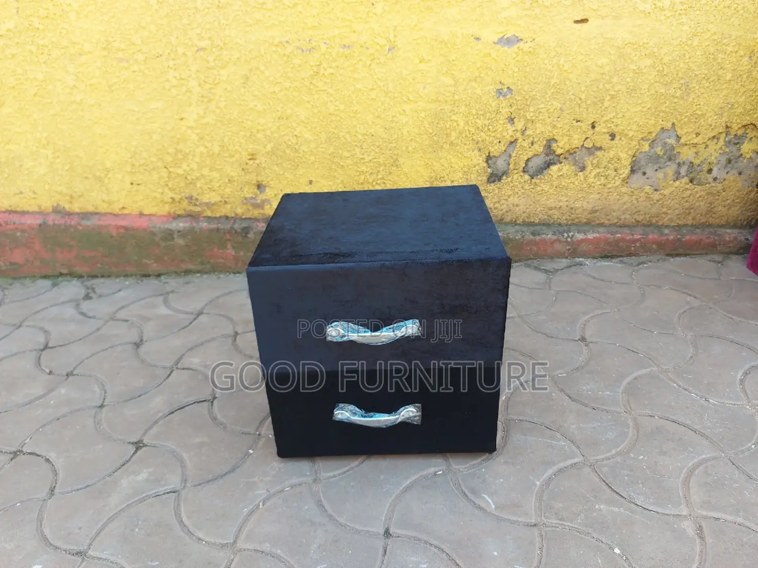 Stunning Black Bedside Drawer