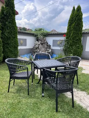 Black Set (Chairs and Tables)