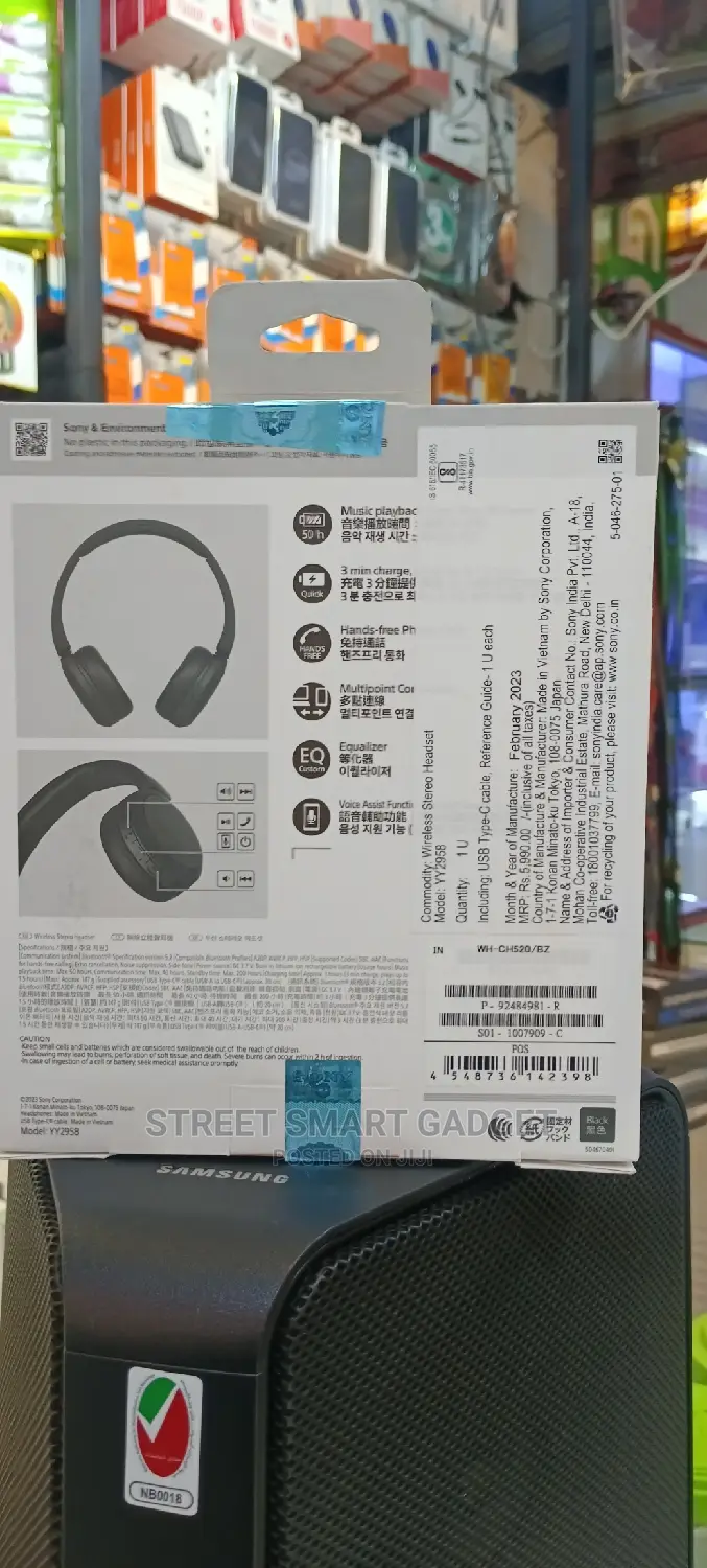 Sony Ch520 Wireless Headphones