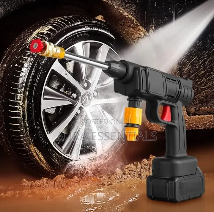 Rechargeable High Pressure Car Washer With 2 Batteries