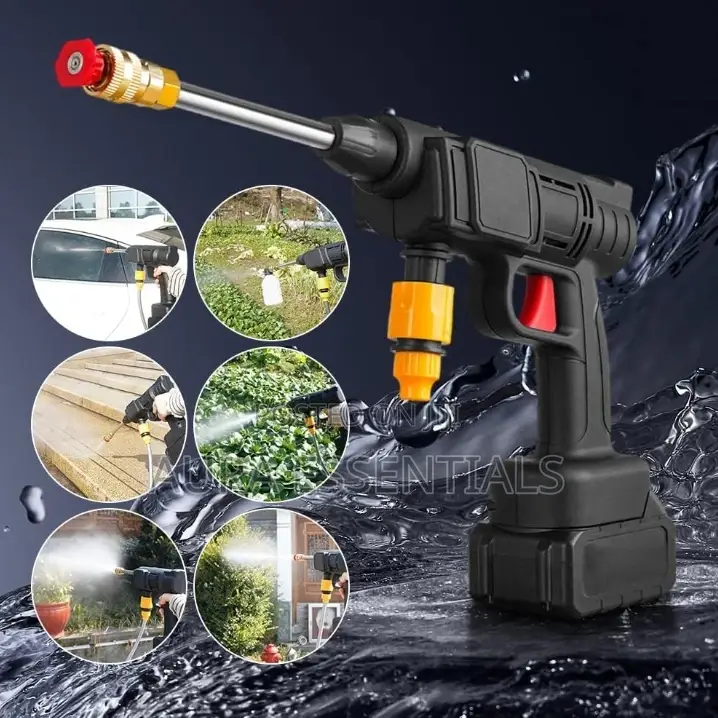 Rechargeable High Pressure Car Washer With 2 Batteries