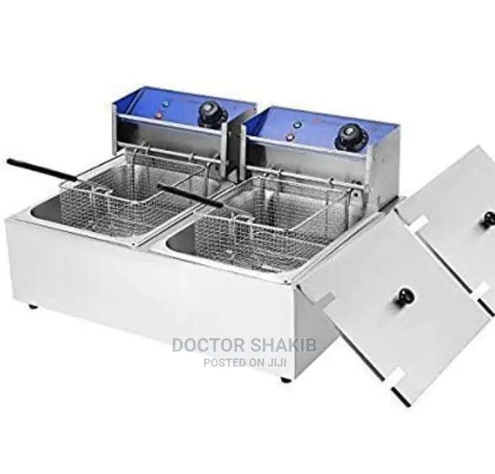 12L Hoffman's Double Deep Fryer