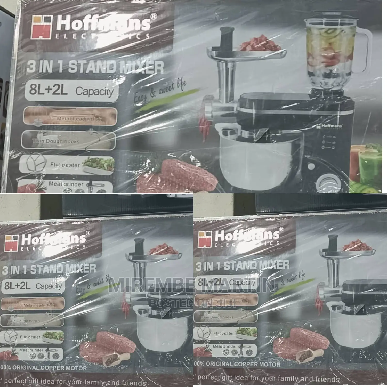 3 in 1 Electric Hoffman Stand Hand Mixer