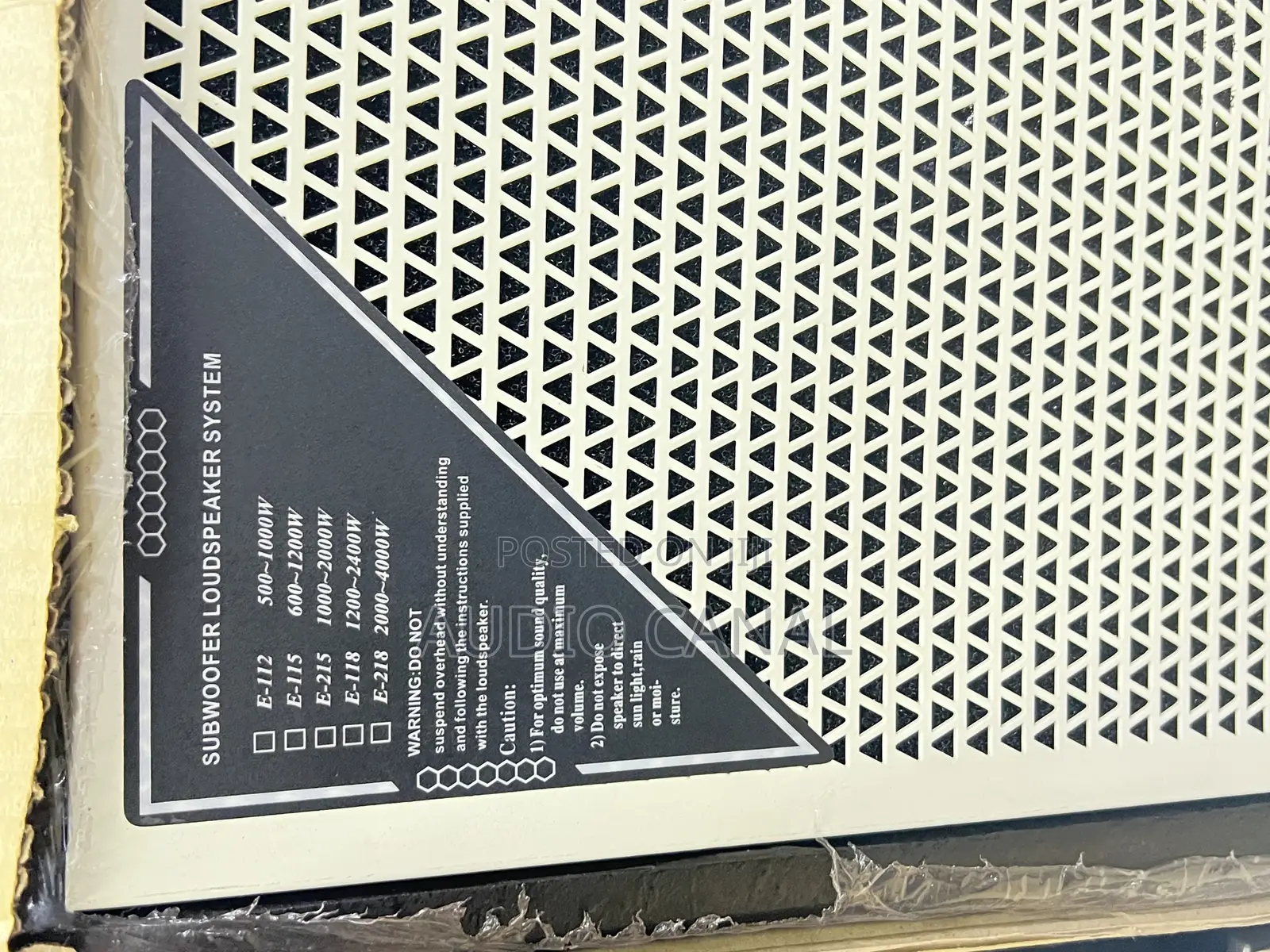EV Full Range Speaker 15”