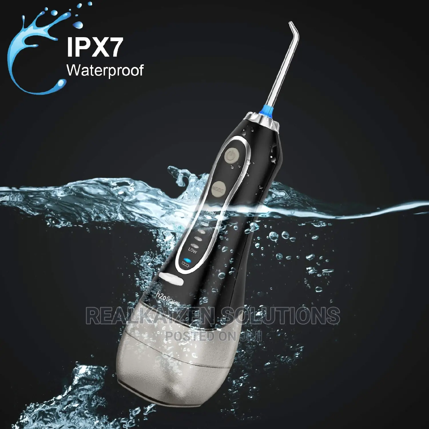 Uk H2ofloss Water Flosser Portable Dental Oral Irrigator