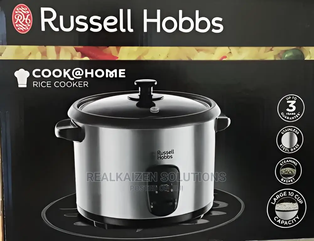 UK RUSSELL HOBBS 1.8L Cook at Home Rice Cooker With Steamer