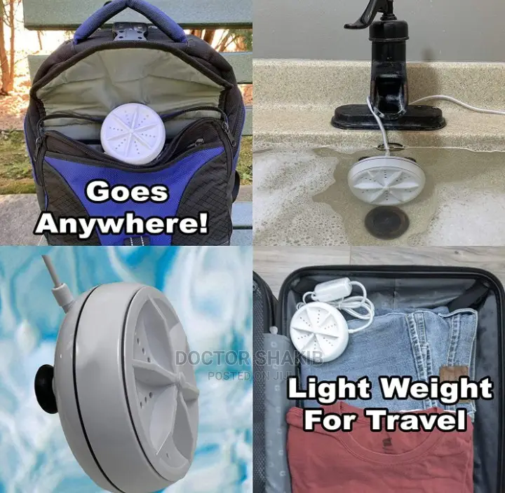 USB Mini Washing Machine Portable Turbine Laundry Washer