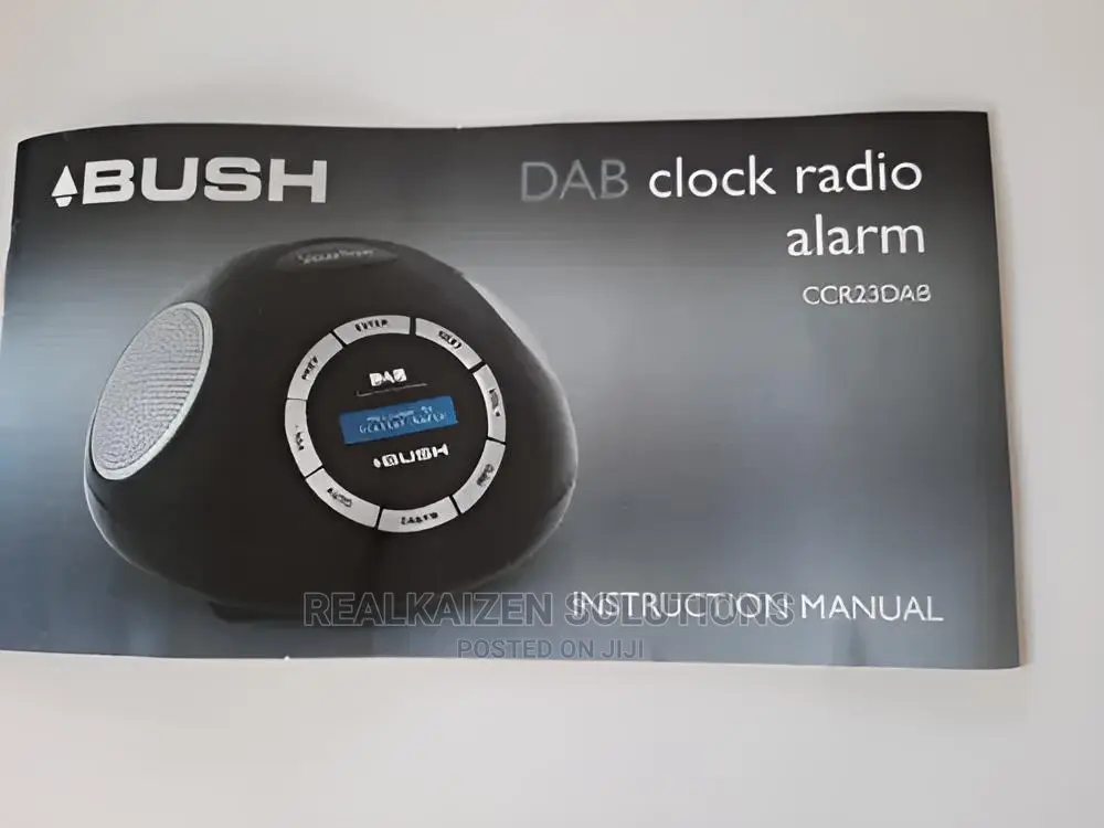 UK BUSH DAB Digital Classic Alarm Clock With FM Radio