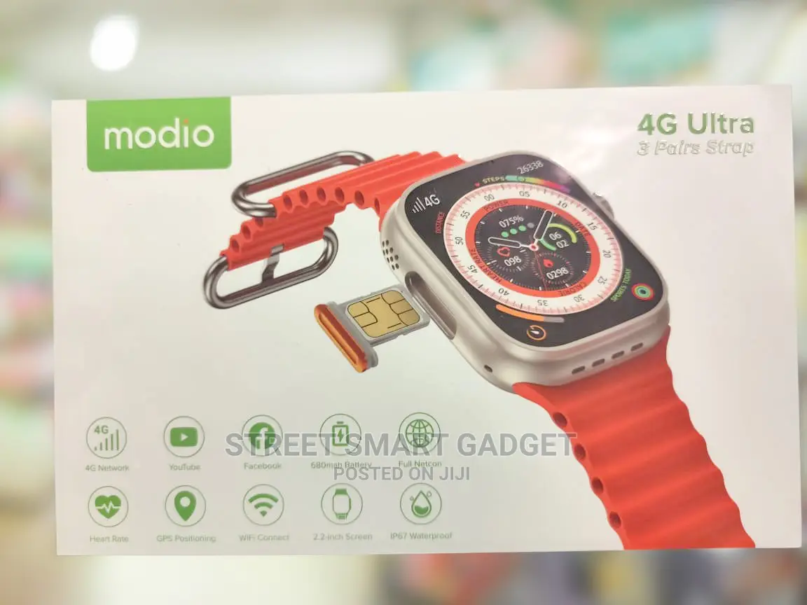 Modio 4g Ultra Max Sim Card Smart Watch