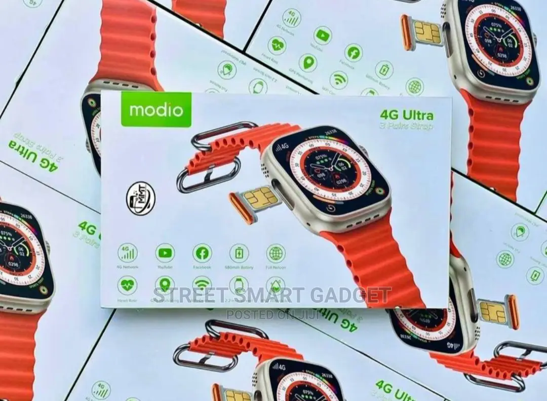 Modio 4g Ultra Max Sim Card Smart Watch