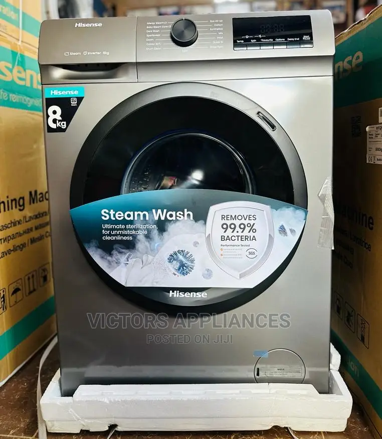 8kg Frontloader Hisense Washing Machine Original