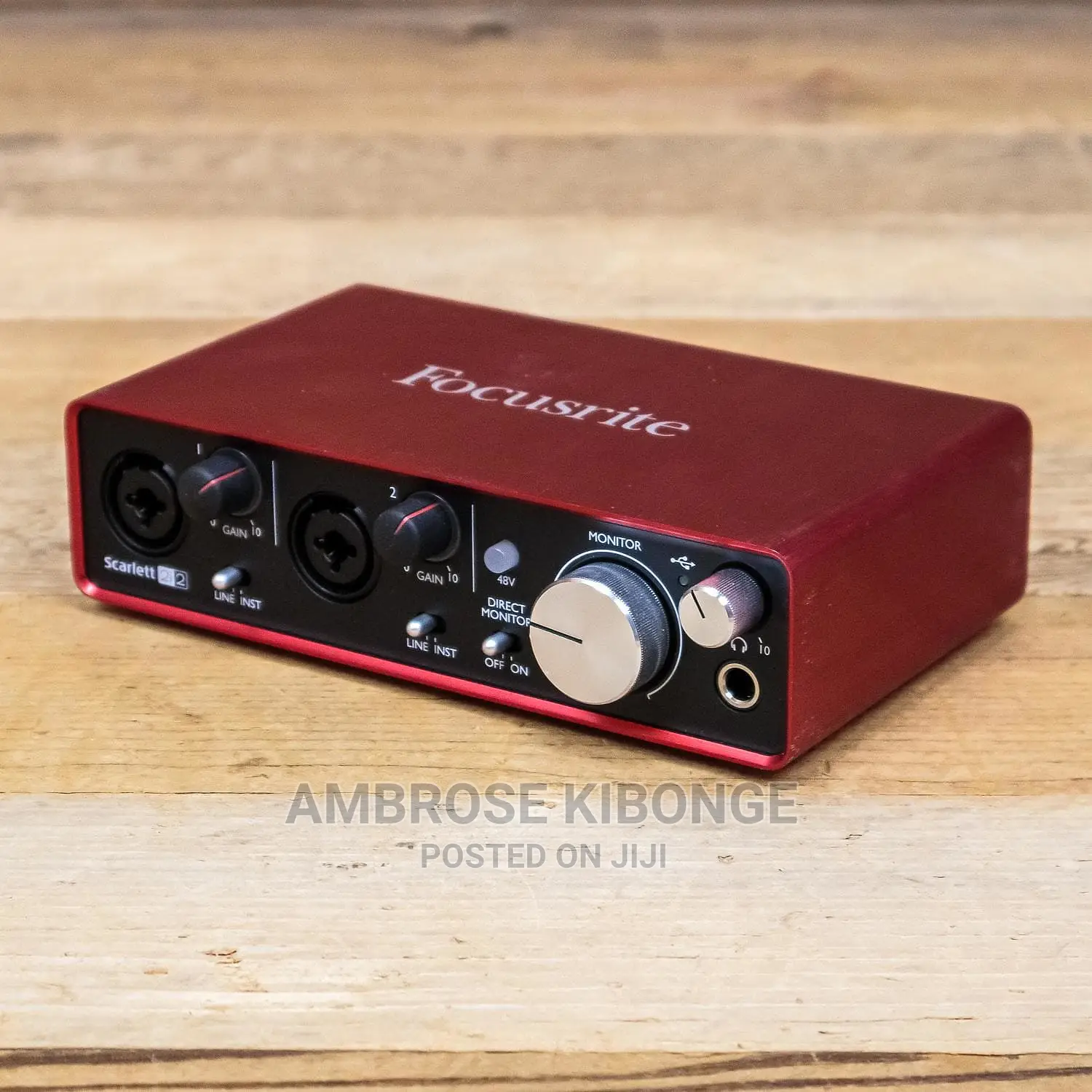 FOCUSRITE Scarlett 2i2 (2nd Gen) Audio Interface Sound Card.