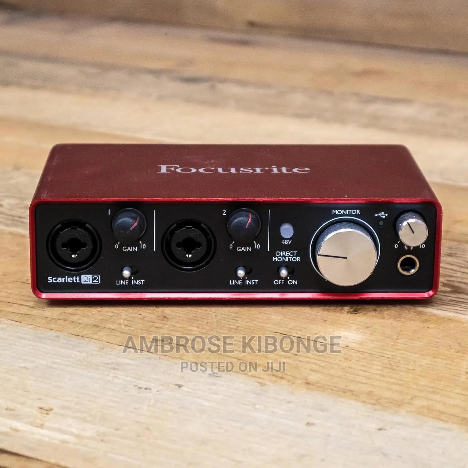 FOCUSRITE Scarlett 2i2 (2nd Gen) Audio Interface Sound Card.