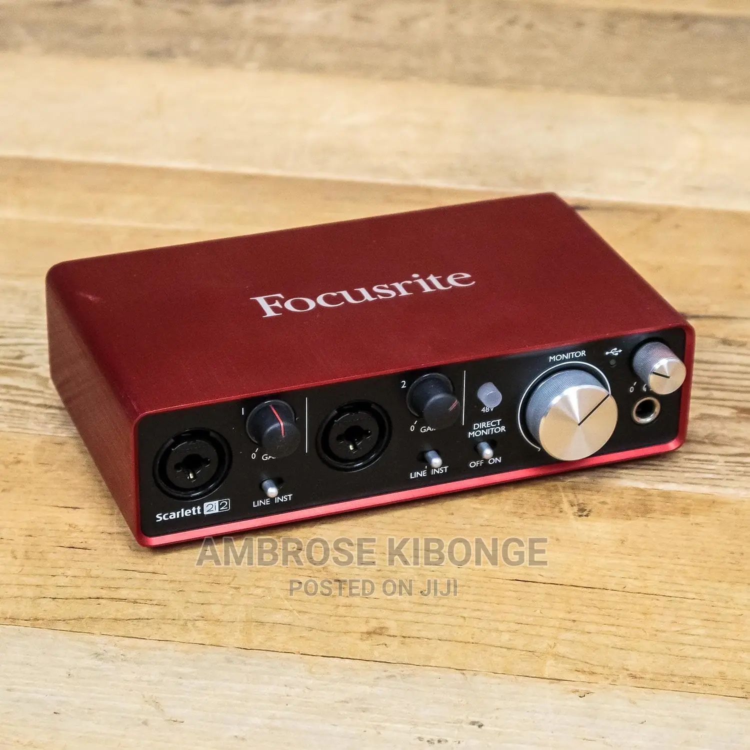 FOCUSRITE Scarlett 2i2 (2nd Gen) Audio Interface Sound Card.
