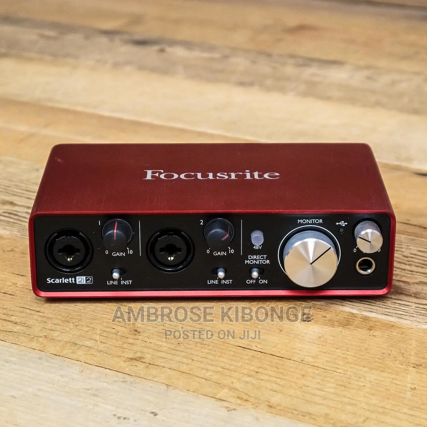 FOCUSRITE Scarlett 2i2 (2nd Gen) Audio Interface Sound Card.