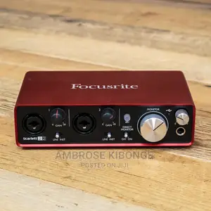FOCUSRITE Scarlett 2i2 (2nd Gen) Audio Interface Sound Card.