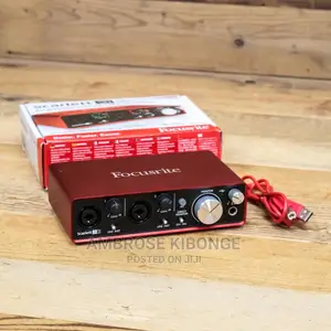 FOCUSRITE Scarlett 2i2 (2nd Gen) Audio Interface Sound Card.