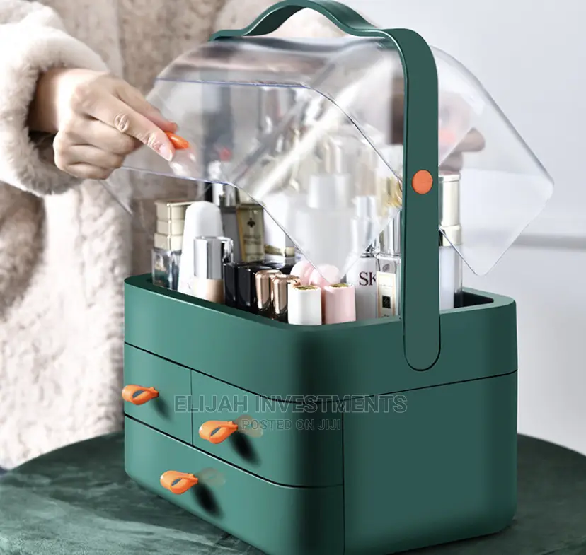 Transparent Acrylic Cosmetic Storage Box Organizer