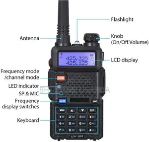 2pcs Baofeng Uv-5r Walkie-Talkie Radio Call
