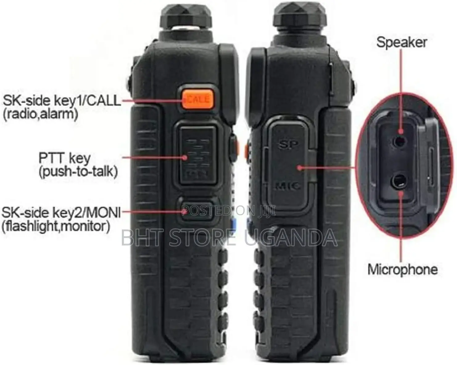 2pcs Baofeng Uv-5r Walkie-Talkie Radio Call