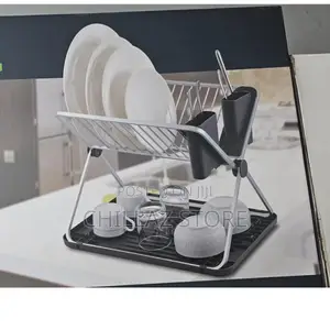 Foldable Dish Drainer Rack.