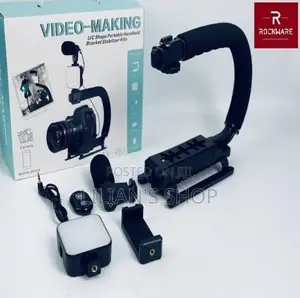 Portable Camera Stablizer Fill Light,Microphone Bracket
