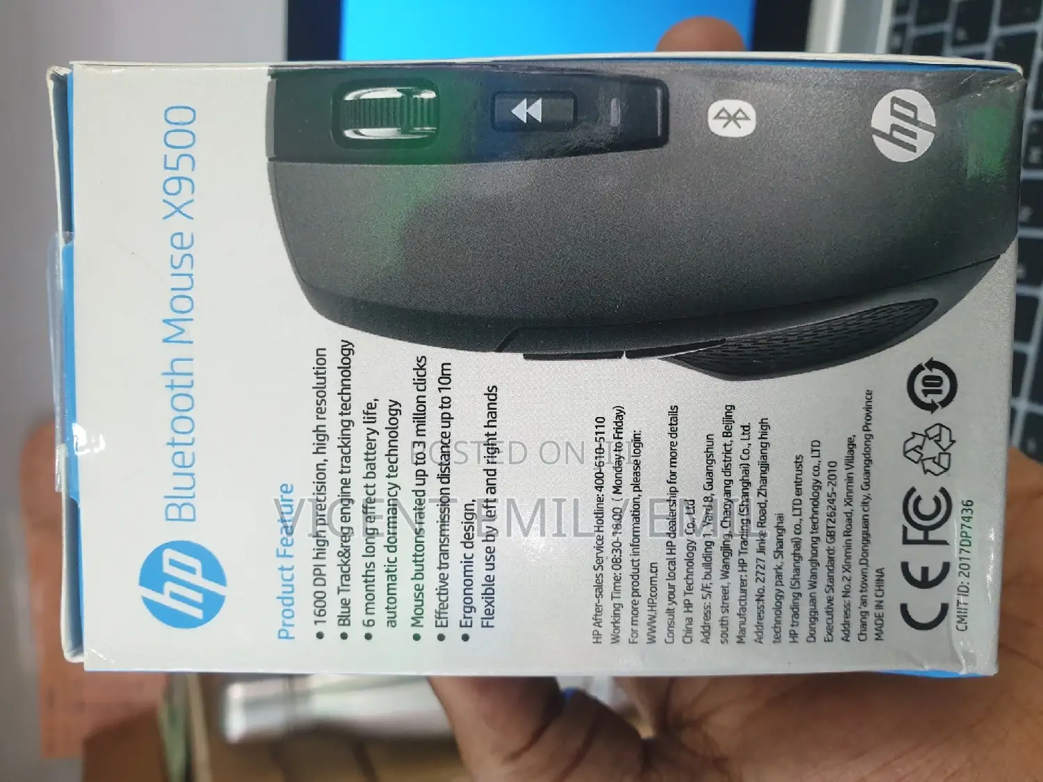 Hp Bluetooth Mouse X9500