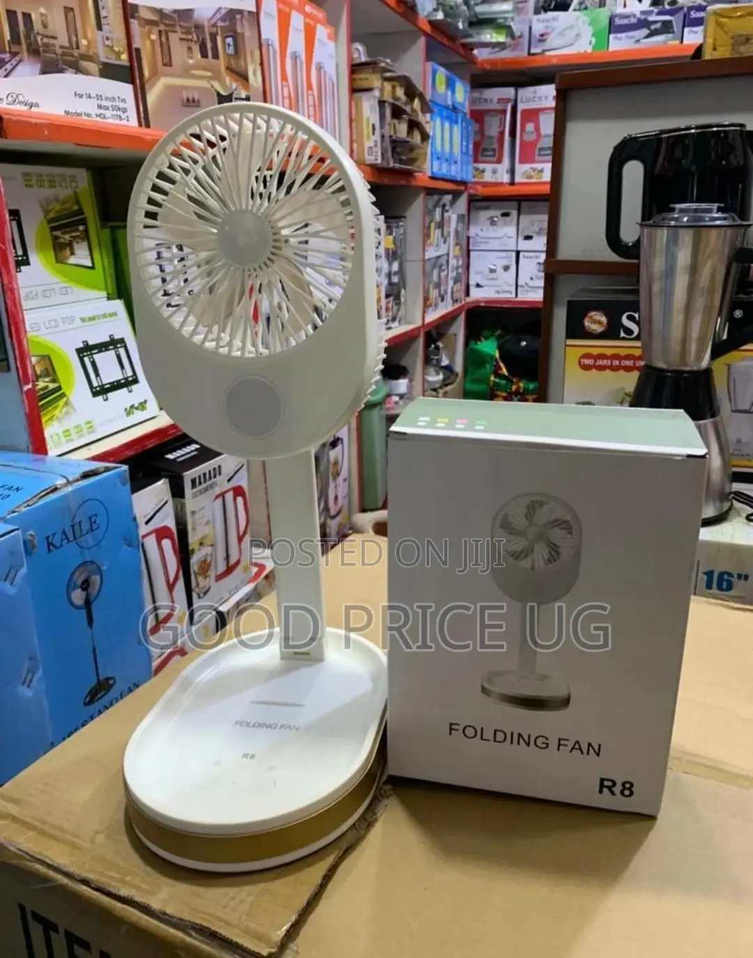 Mini Table Fan With Light.