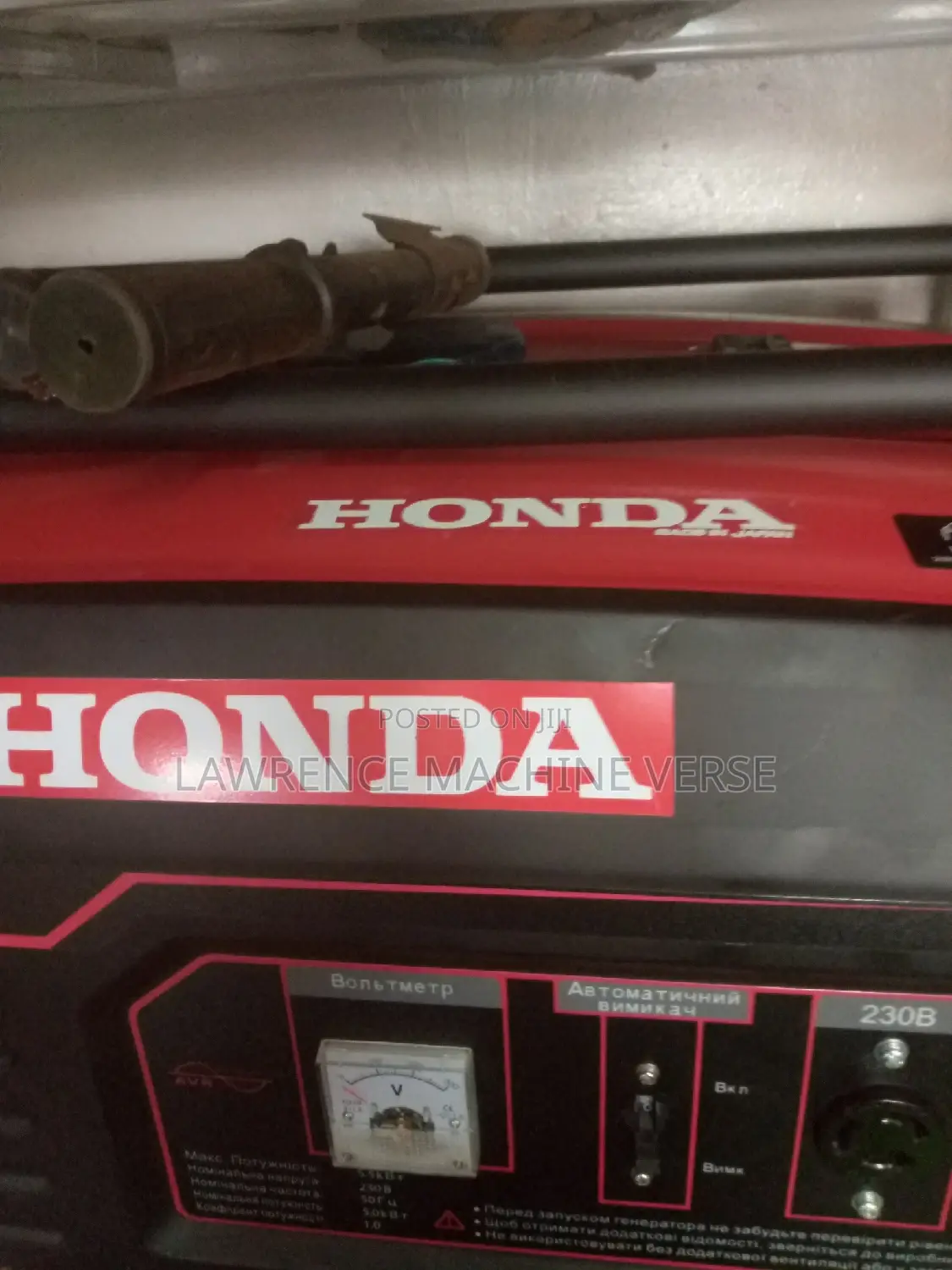 Honda Generator PT 7000D 5.5kv