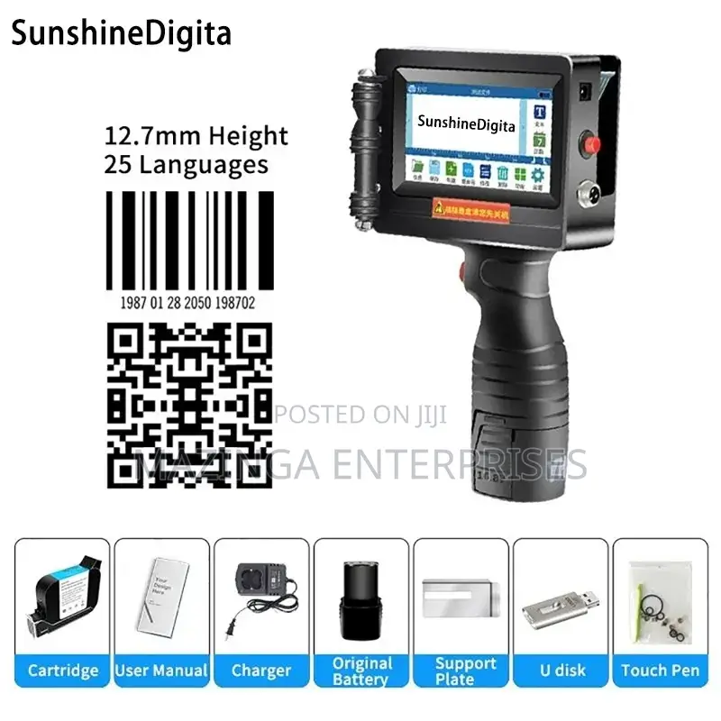 Handheld Inkjet Printer(QR Code,Barcode,Date,Basicdata,Logo)