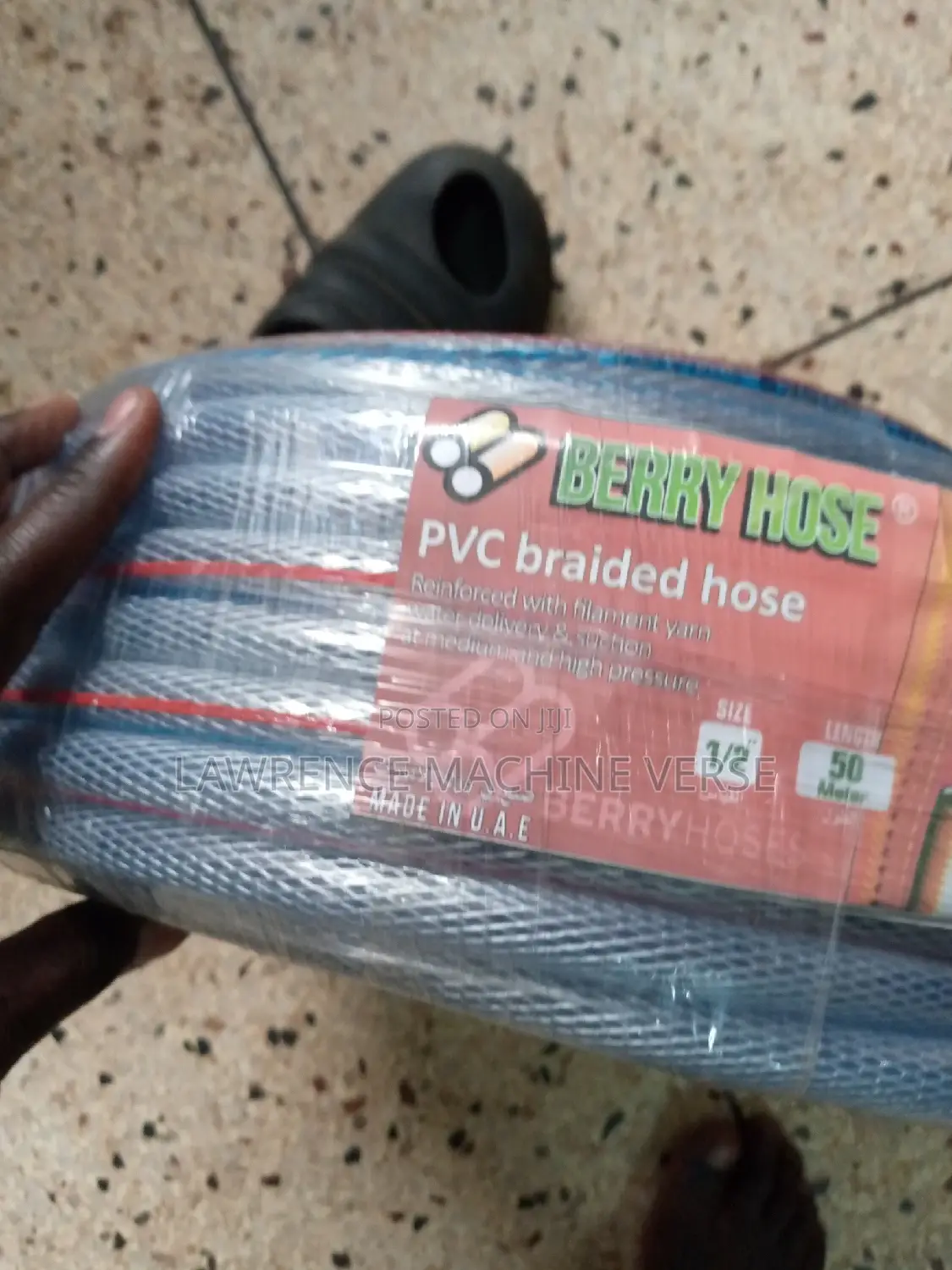 PVC Braided Hose 50m 1/2