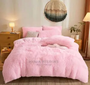 Baby Pink Fluffy Duvet 6*6