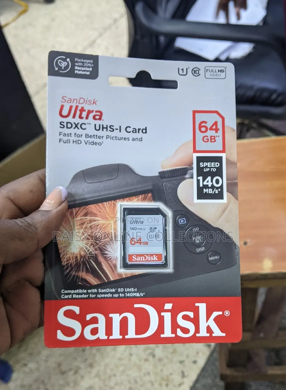 64 Gb Storage Camera Memory Card